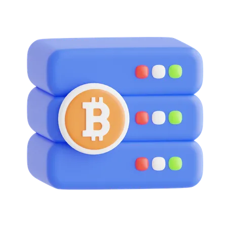 Crypto Database  3D Icon
