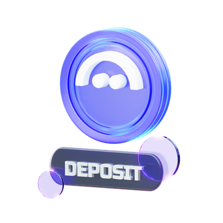 Crypto Deposit  3D Icon