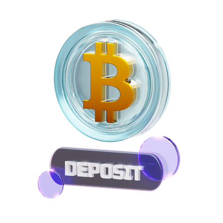 Dépôt cryptographique  3D Icon