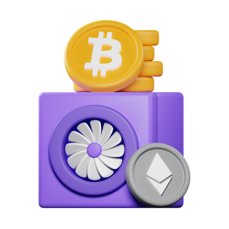 Crypto Fan  3D Icon