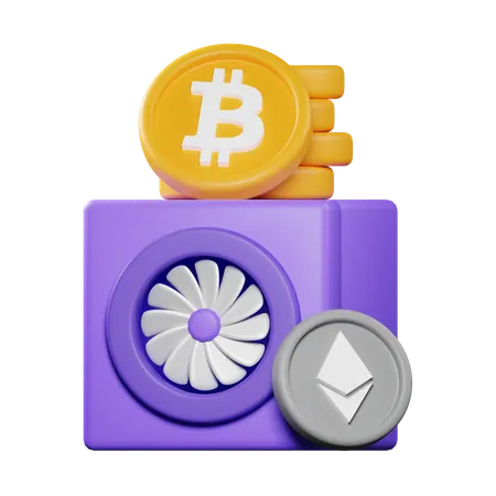 Crypto Fan  3D Icon