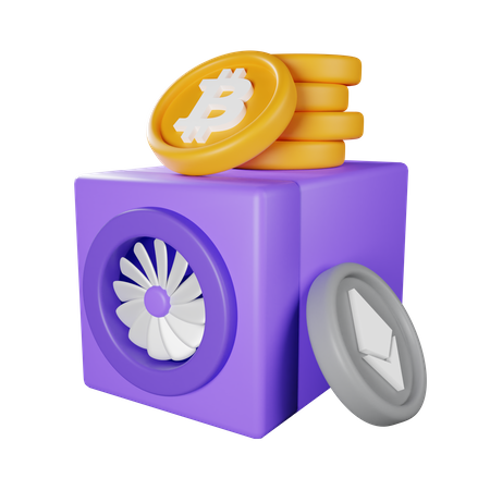 Crypto Fan  3D Icon