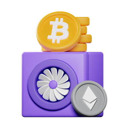 Crypto Fan  3D Icon