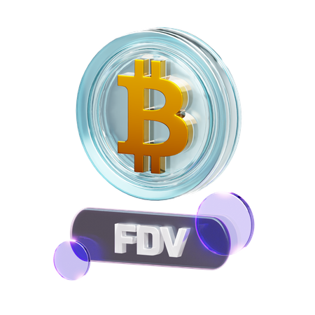 Crypto-fdv  3D Icon