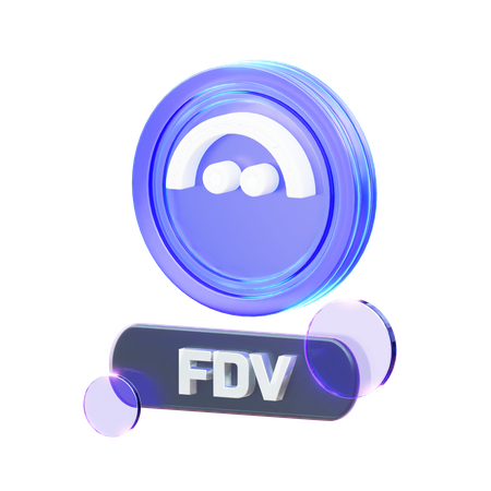 Crypto Fdv  3D Icon