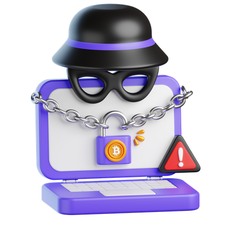 Crypto Fraud  3D Icon
