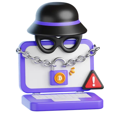 Crypto Fraud  3D Icon