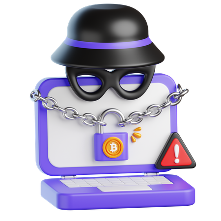 Crypto Fraud  3D Icon