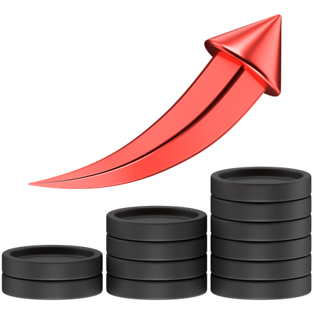 Crypto Growth  3D Icon