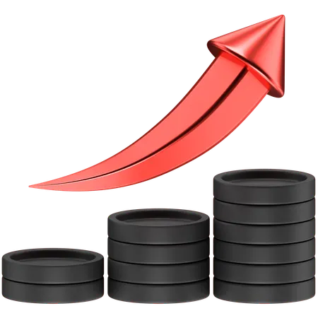 Crypto Growth  3D Icon