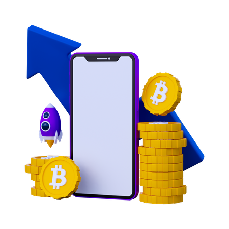 Financial crypto  3D Icon