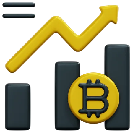 Crypto Growth  3D Icon