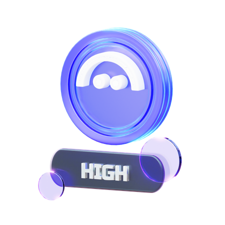 Crypto High  3D Icon