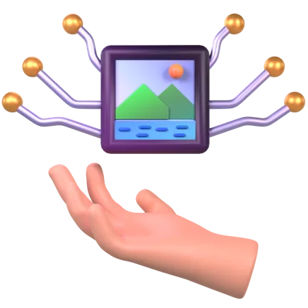 Crypto Image  3D Icon