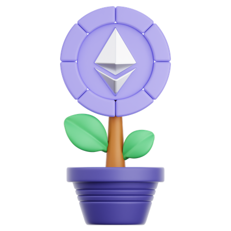 Crypto Investment  3D Icon