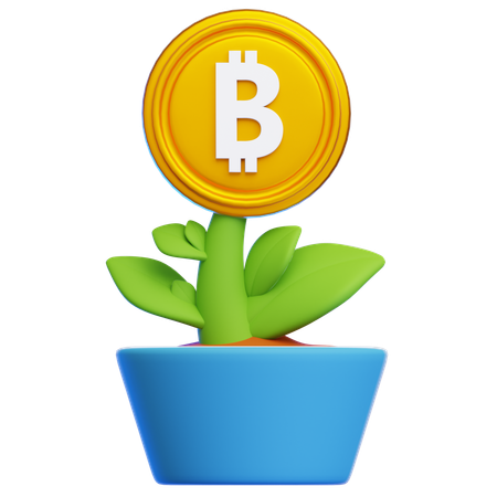 Crypto Investment  3D Icon