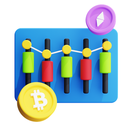 Crypto Investment  3D Icon