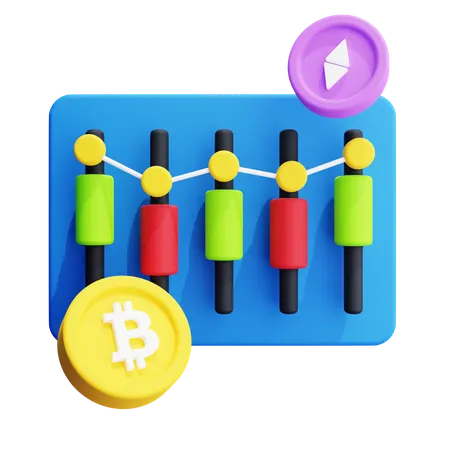 Crypto Investment  3D Icon