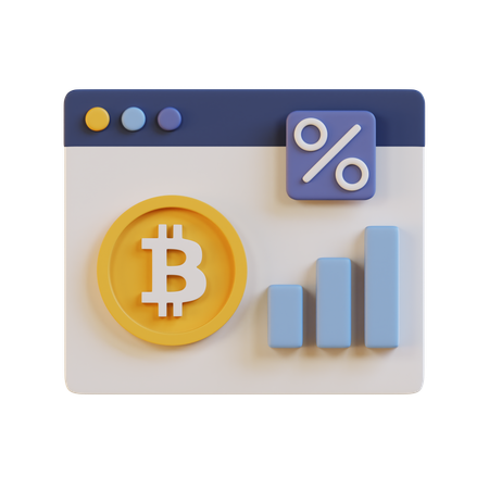 Crypto Investment  3D Icon