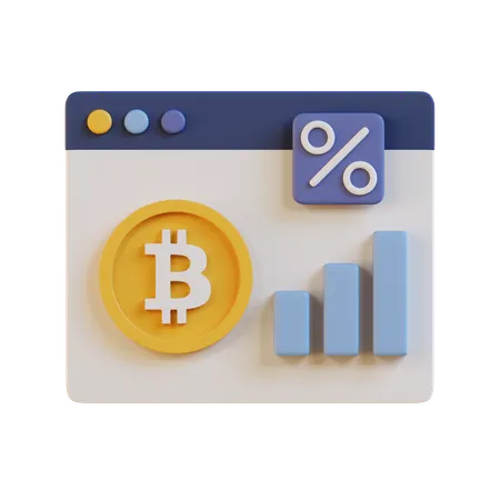Crypto Investment  3D Icon