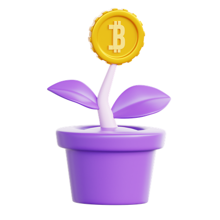 Crypto Investment  3D Icon