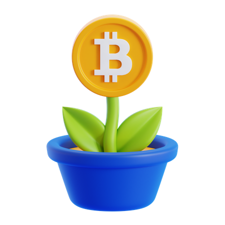 Crypto Investment  3D Icon