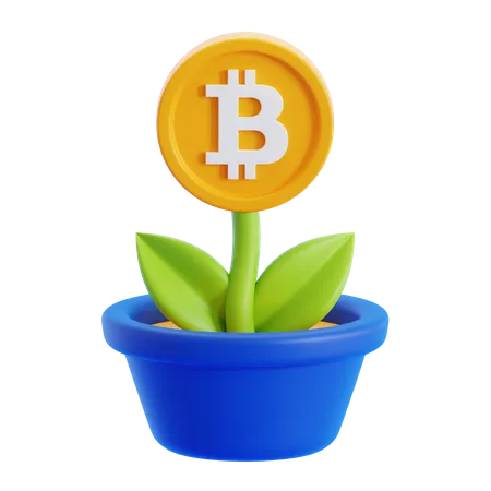 Crypto Investment  3D Icon