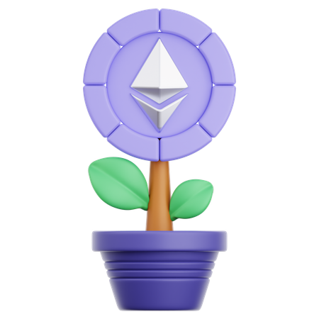 Crypto Investment  3D Icon