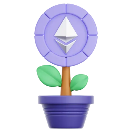 Crypto Investment  3D Icon