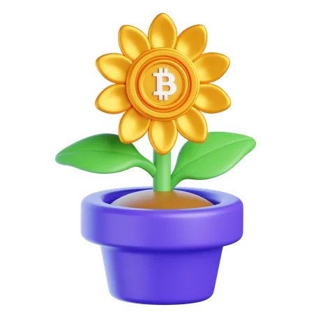 Crypto Investment  3D Icon