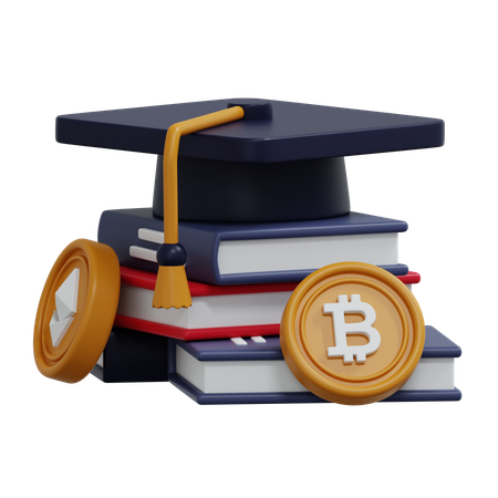 Crypto learning  3D Icon