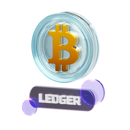 Crypto-ledger  3D Icon