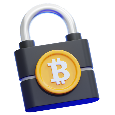 Serrure cryptographique  3D Icon