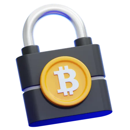 Serrure cryptographique  3D Icon