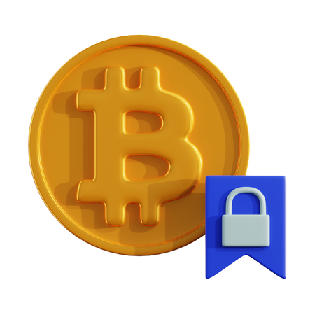 Crypto Lock  3D Icon