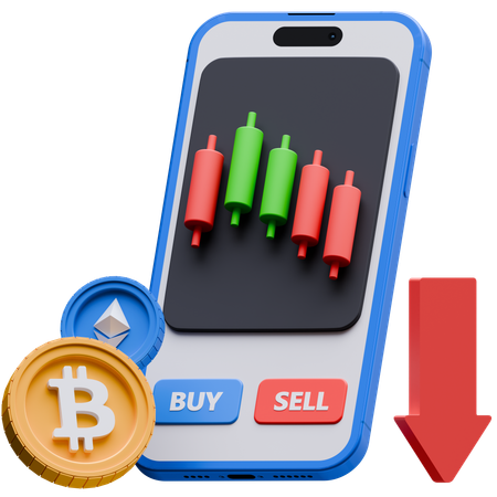 Crypto Loss  3D Icon