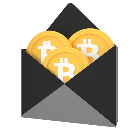 Crypto Mail  3D Icon