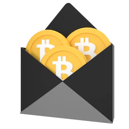 Crypto Mail 3D Icon