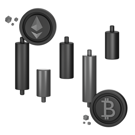 Crypto Market  3D Icon