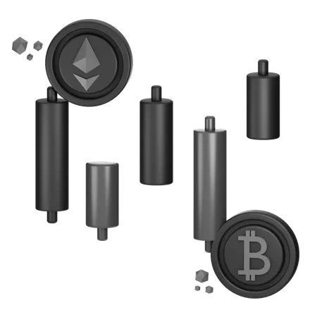 Crypto Market  3D Icon