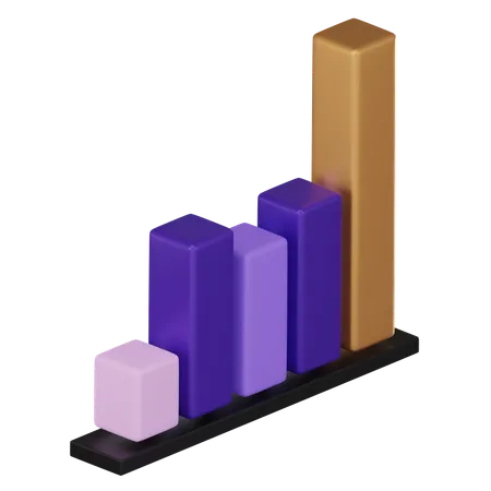 Crypto Market Analysis  3D Icon