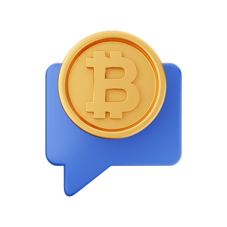 Crypto Message  3D Icon