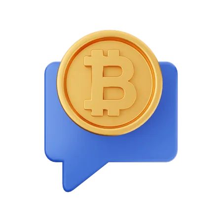 Crypto Message  3D Icon