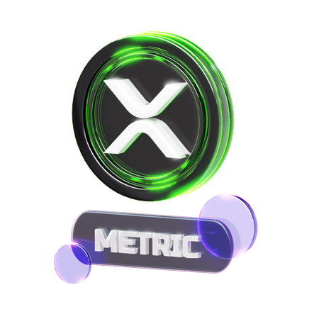 Cryptométrique  3D Icon