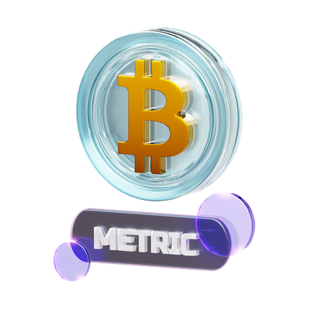 Cryptométrique  3D Icon