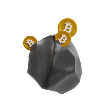 Extraction de crypto  3D Icon