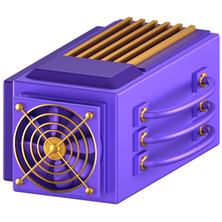 Crypto Miner  3D Icon