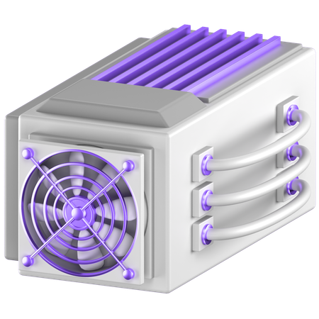 Crypto Miner  3D Icon