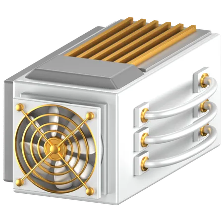 Mineur de crypto  3D Icon