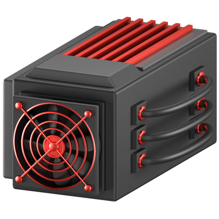 암호화폐 채굴  3D Icon